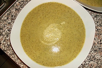 Brokkoli - Frischk&auml;se - Suppe 6