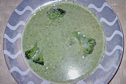 Brokkoli - Frischk&auml;se - Suppe 1