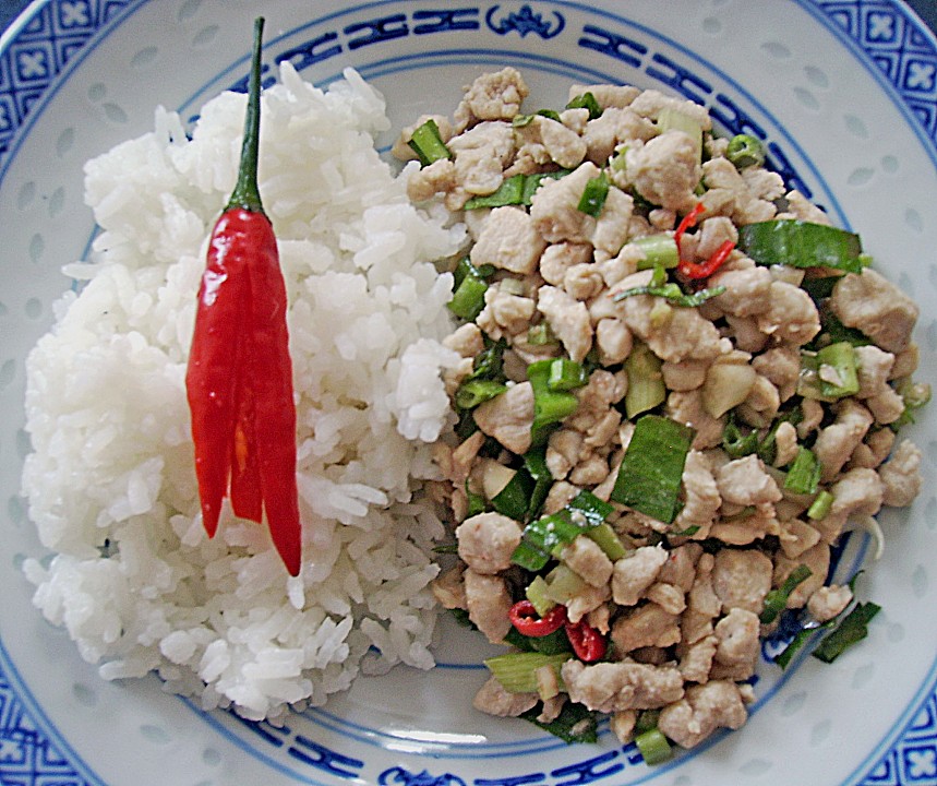 Thai Hahnchensalat Lab Gai Rezepte Hahnchen 