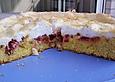 Rhabarber - Baiser - Torte