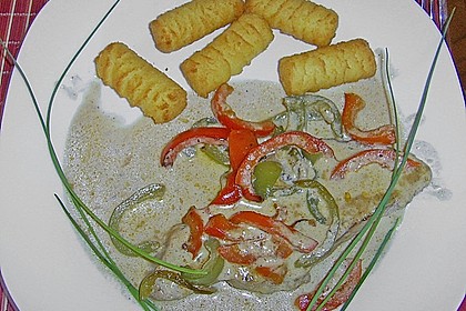Schweineschnitzel mit Paprikarahm 1