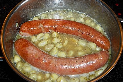 Dicke Bohnen mit Mettendchen 1