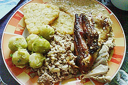 Gef&uuml;llter Truthahn in Portweinsauce