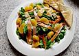 Feldsalat mit Lachs und Mandarinen