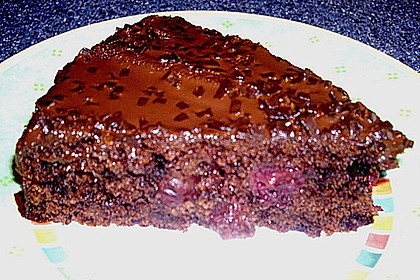 Rotweinkuchen mit Kirschen 8