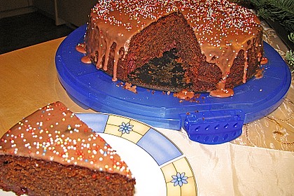 Rotweinkuchen mit Kirschen