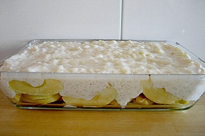 Reisauflauf mit &Auml;pfeln
