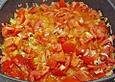 Bandnudeln mit Tomaten - Gorgonzola - Sauce