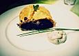 Rotkrautstrudel mit Preiselbeersauce