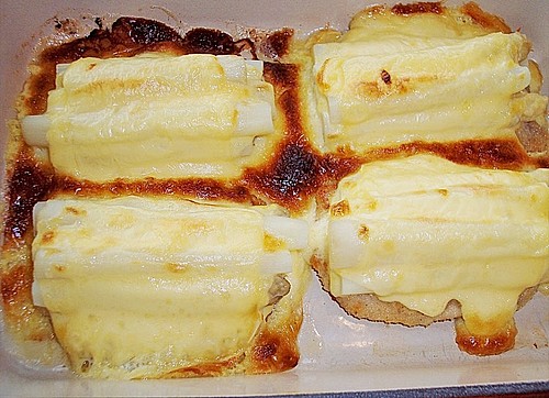 Schnitzel mit Spargel und Käse überbacken (Rezept mit Bild) | Chefkoch.de