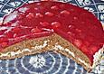 Erdbeergr&uuml;tze - Torte
