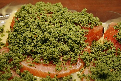 Lachs mit Pesto - Kruste 1