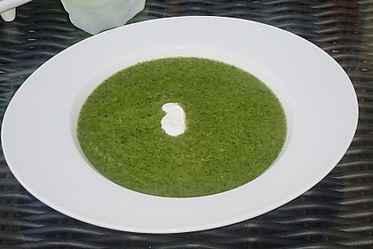 K&auml;se - Spinat - Suppe 1