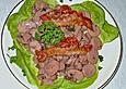 Kartoffelsalat mit Rotwein - Dressing