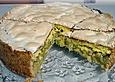 Rhabarber - Kuchen mit Baiser