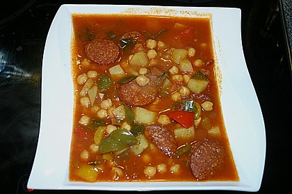 Serbische Bohnensuppe 1