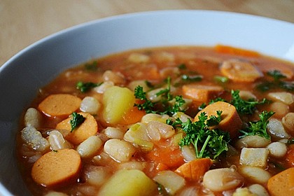 Serbische Bohnensuppe 2