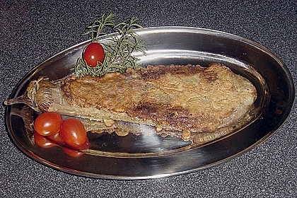 In Ei gebratene Aubergine 1
