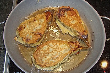 In Ei gebratene Aubergine 2