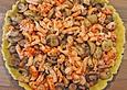 Quiche mit Flusskrebsschw&auml;nzen und frischen Champignons