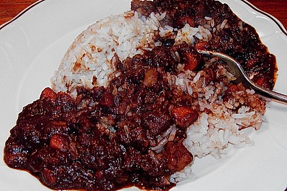 Fleisch - Kartoffeltopf mit Kakao 1