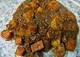 Fleisch - Kartoffeltopf mit Kakao
