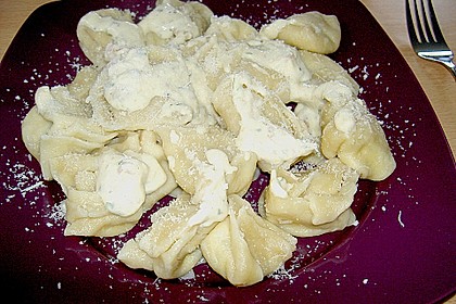 Selbstgemachte Kr&auml;uter - Ricotta - Tortellini 4