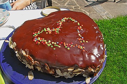 M&ouml;hren - Schokoladen - Torte 5