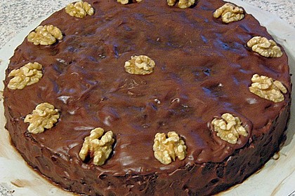 M&ouml;hren - Schokoladen - Torte