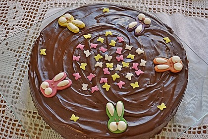M&ouml;hren - Schokoladen - Torte 6