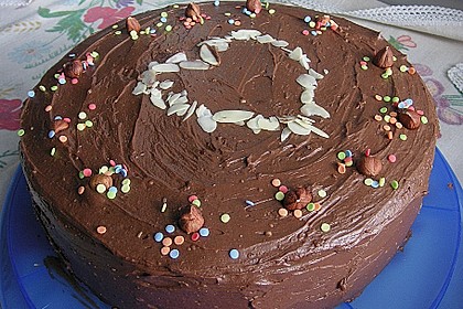 M&ouml;hren - Schokoladen - Torte 8