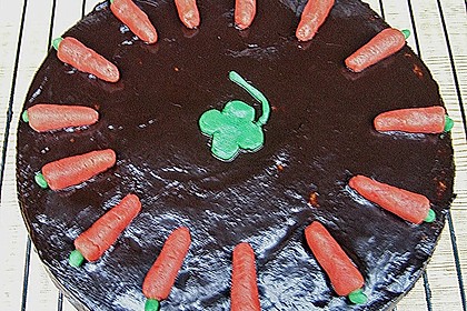 M&ouml;hren - Schokoladen - Torte 2