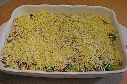 Gem&uuml;se - Lasagne mit Brokkoli und Champignons