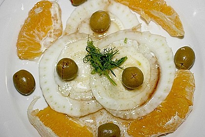 Italienischer Orangen - Fenchel Salat