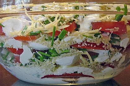 Tomaten - Schichtsalat
