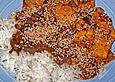 Huhn mit Backpflaumen, Honig und Zimt