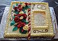 Buchtorte mit Ananas - Buttercreme