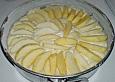 Apfelkuchen mit versunkenen &Auml;pfeln und Schokoglasur