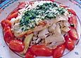 Gebratenes Zanderfilet auf Spargelrisotto mit Petersilienpesto