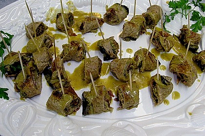 Involtini mit Aubergine, Parmaschinken und getrockneten Tomaten 21