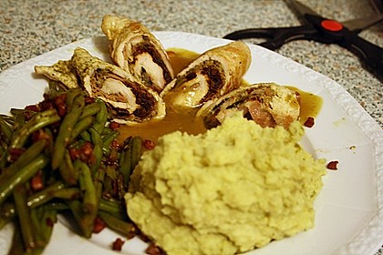 Involtini mit Aubergine, Parmaschinken und getrockneten Tomaten 20