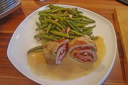 Involtini mit Aubergine, Parmaschinken und getrockneten Tomaten 6