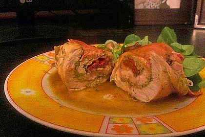 Involtini mit Aubergine, Parmaschinken und getrockneten Tomaten 27
