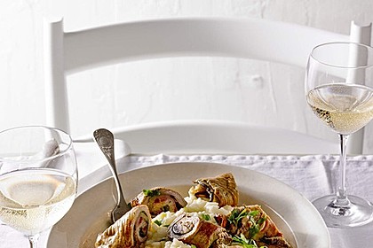 Involtini mit Aubergine, Parmaschinken und getrockneten Tomaten 1