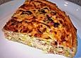Quiche mit Lauch und Schinken
