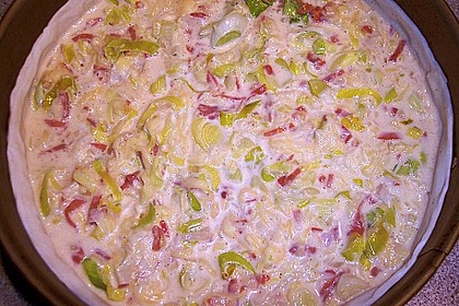 Quiche mit Lauch und Schinken 49