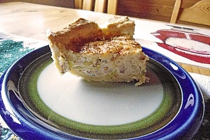 Quiche mit Lauch und Schinken 47