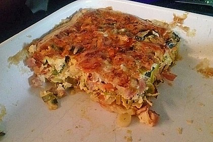 Quiche mit Lauch und Schinken 42