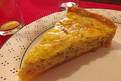 Quiche mit Lauch und Schinken 17