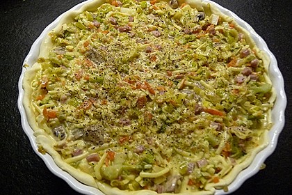Quiche mit Lauch und Schinken 25